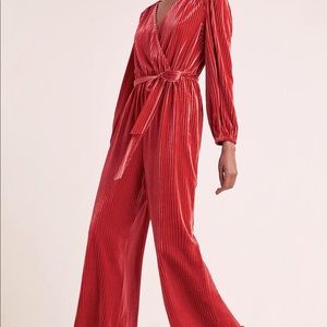 ALI & JAY x ANTHROPOLOGIE Samantha Velvet Jumpsuit